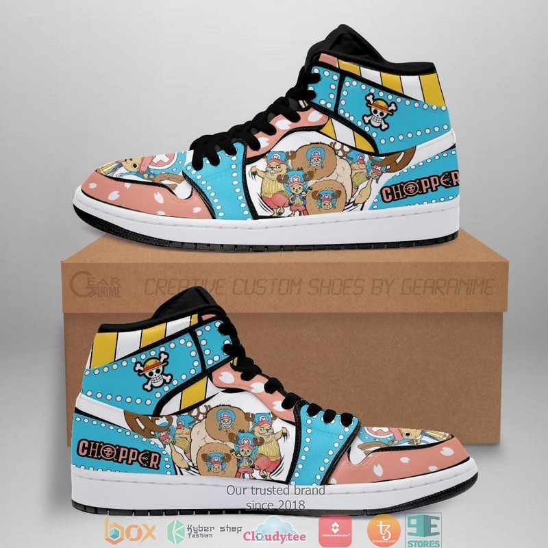 Tony Tony Chopper Anime One Piece Air Jordan High Top Shoes