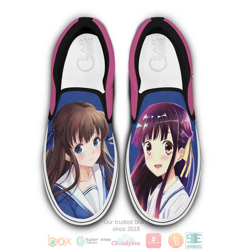 Tooru Honda Anime Fruit Basket Slip On Shoes