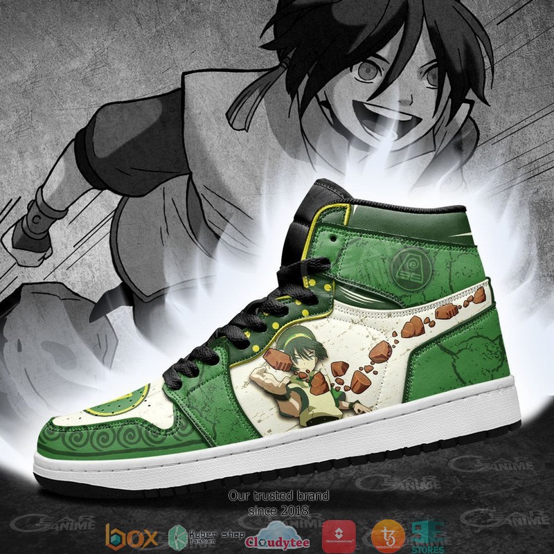 Toph Avatar The Last Airbender Anime Air Jordan High top shoes 1 2