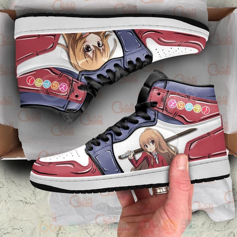 Toradora Aisaka Taiga Custom Anime Air Jordan High Top Shoes 1