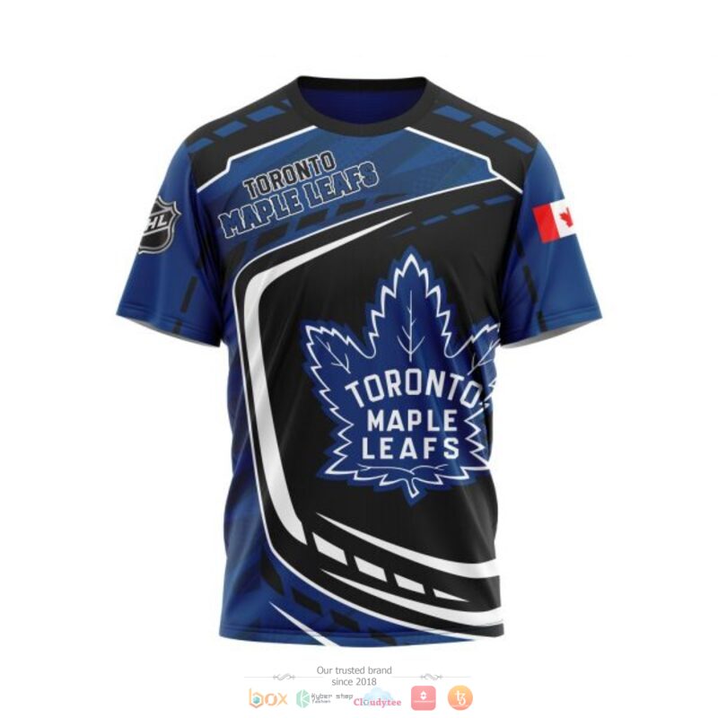Toronto Maple Leafs NHL black blue full print 3D shirt, hoodie 8 Toronto Maple Leafs NHL black blue 3D shirt hoodie 1 2 3 4 5 6 7