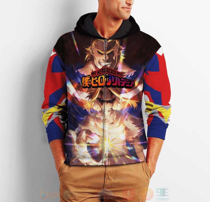 BEST Toshinori Yagi My Hero Academia Anime 3D Hoodie, T-Shirt 2 Toshinori Yagi My Hero Academia Anime 3D Hoodie Shirt 1