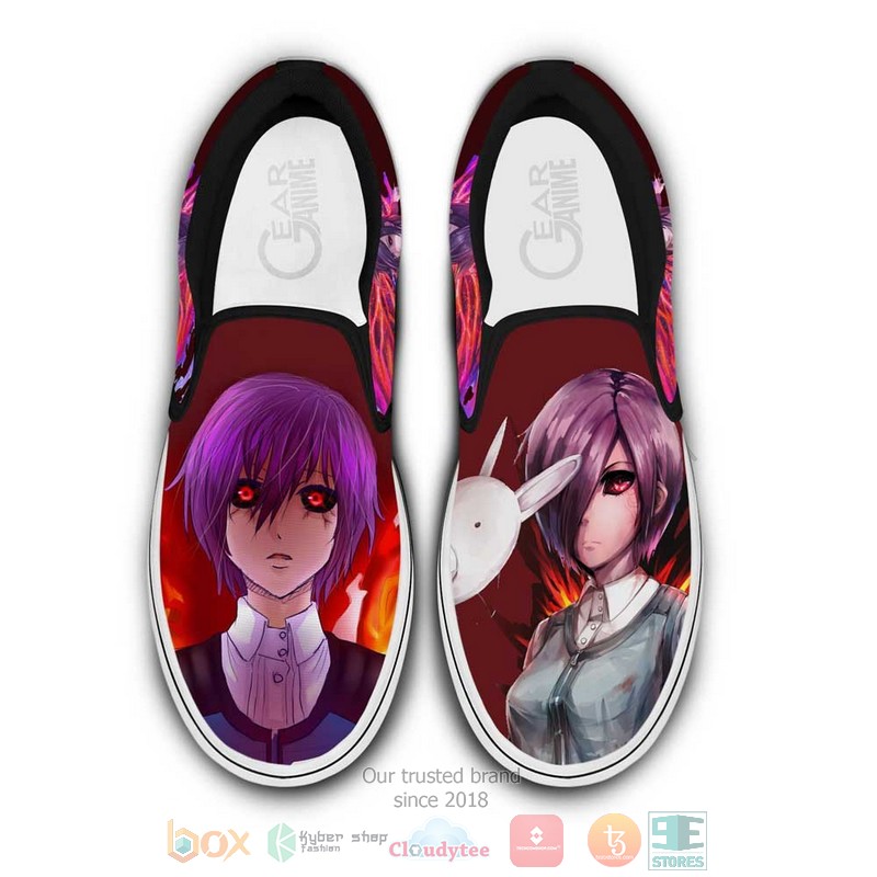 Touka Kirishima Anime Tokyo Ghoul Slip On Shoes