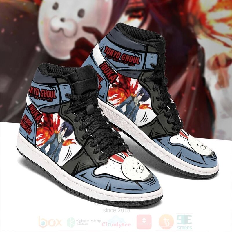 Touka Kirishima Custom Tokyo Ghoul Anime Air Jordan High Top Shoes 1
