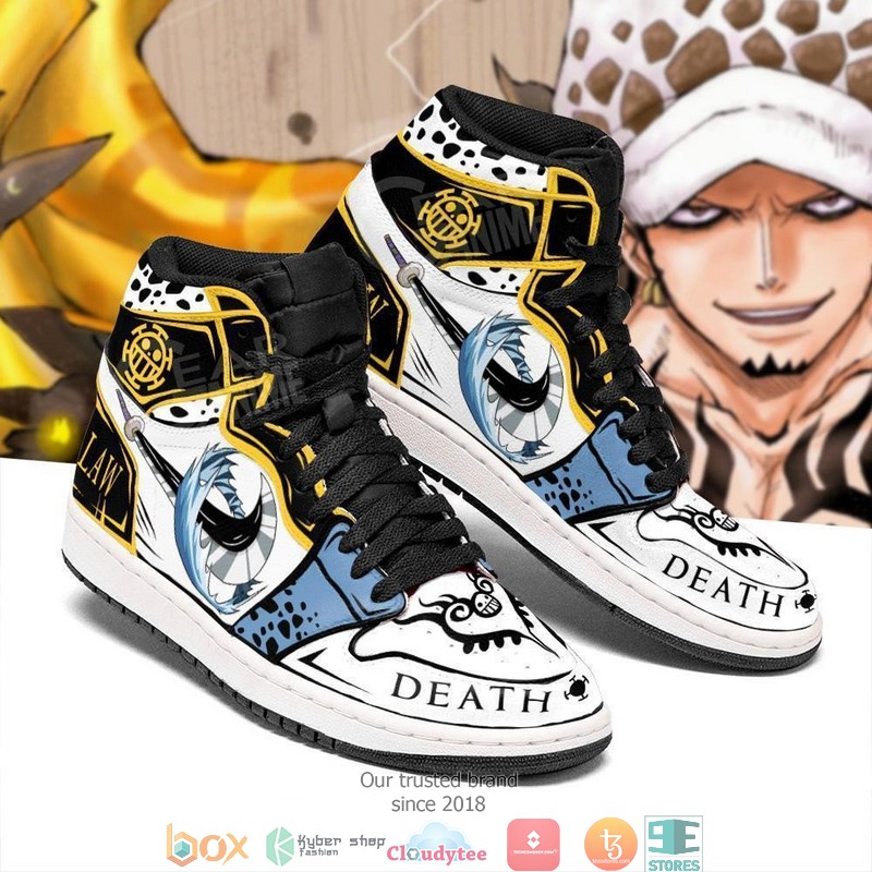 Trafalgar Law Room Anime One Piece Air Jordan High Top Shoes
