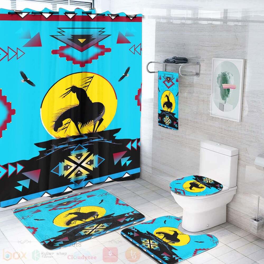 Trail Of Tear Native American Bathroom Set
