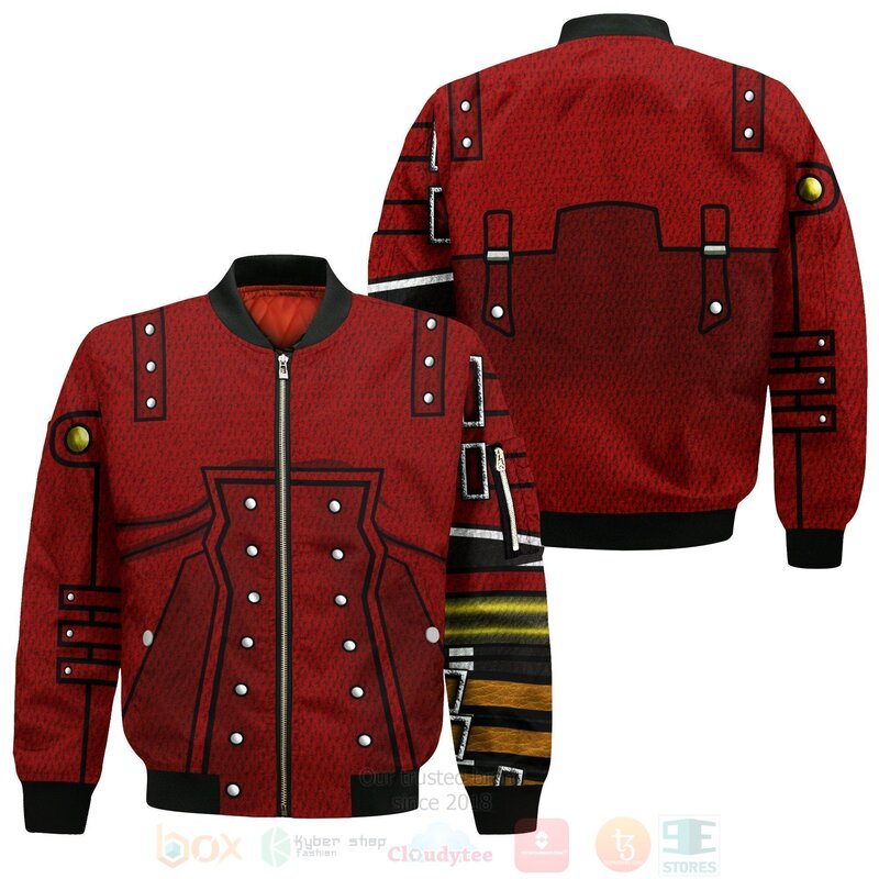 Trigun Vash The Stampede Costume Uniform Anime 3D Hoodie Shirt 1 2 3