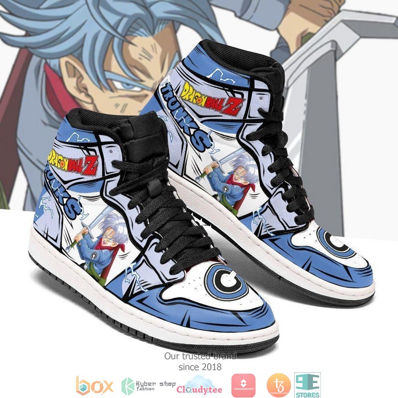 Trunks Anime Dragon Ball Air Jordan High Top Shoes 1