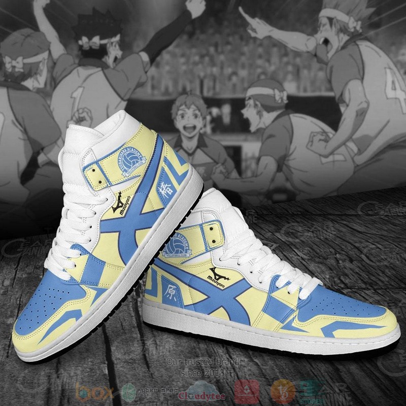 Tsubakihara Academy Haikyuu Anime Air Jordan High Top Sneaker Shoes 5 Tsubakihara Academy Haikyuu Anime Air Jordan High Top Shoes 1 2 3 4