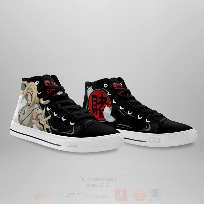 Tsunade Hokage Custom Anime High Top Shoes 1