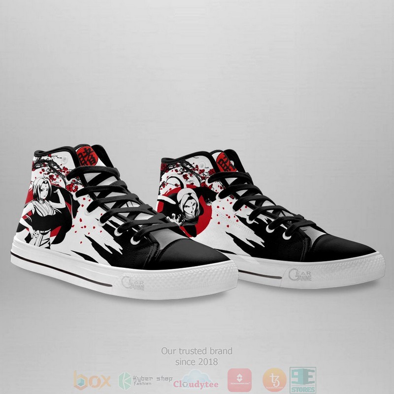 Tsunade Naruto Anime Japan Style Canvas High Top Sneaker Shoes 4 Tsunade Naruto Anime Japan Style Canvas High Top Shoes 1 2 3