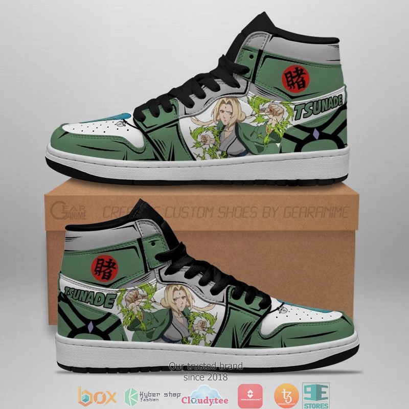 Tsunade Skill Costume Boots Anime Air Jordan High Top Shoes