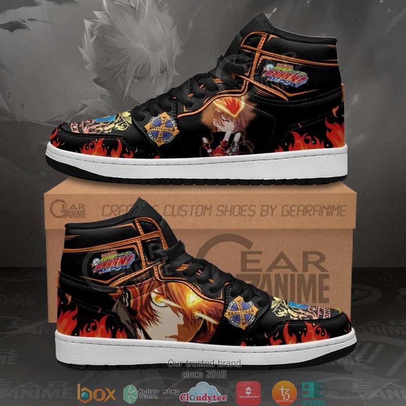 Tsunayoshi Sawada Hitman Reborn Anime Air Jordan High top shoes