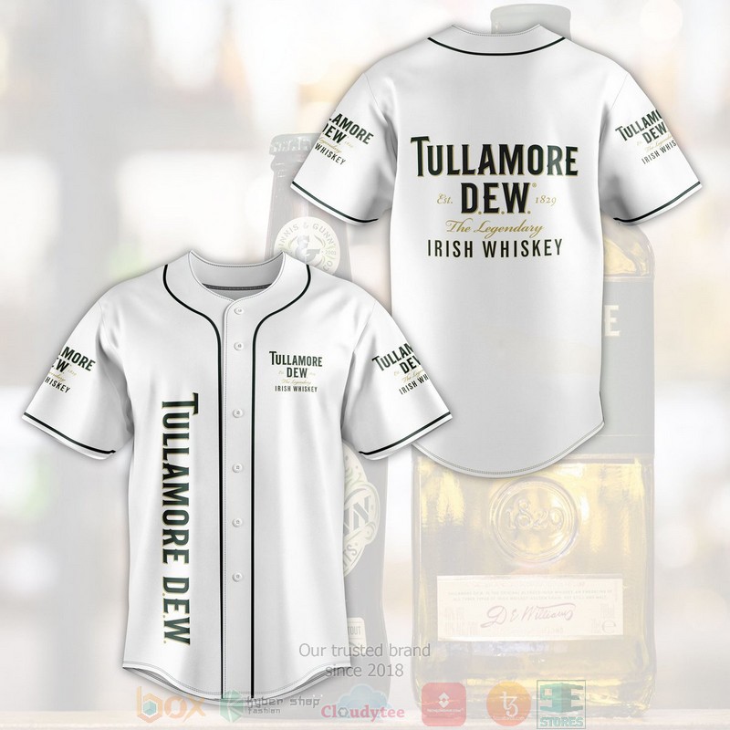 HOT Tullamore DEW Irish Whiskey Baseball Jersey 3 Tullamore DEW Irish Whiskey Baseball Jersey