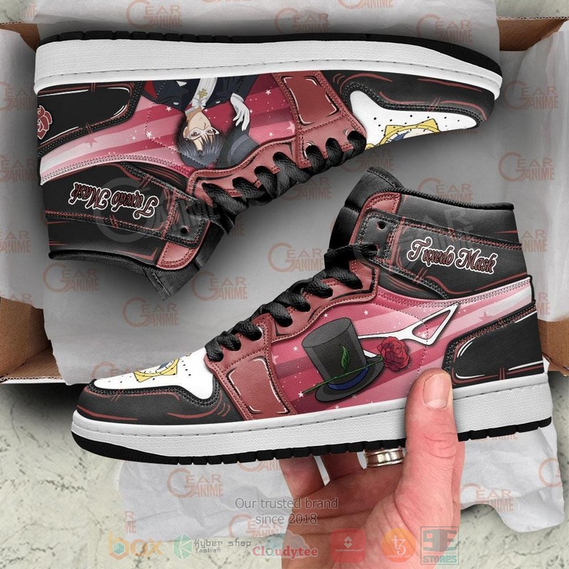 Tuxedo Mask Sailor Anime Air Jordan high top Sneaker Shoes 3 Tuxedo Mask Sailor Anime Air Jordan high top shoes 1 2