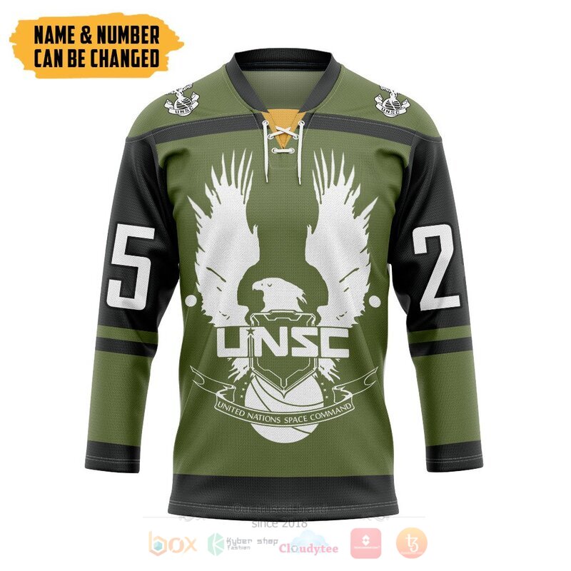 UNSC Halo Infinite Custom Hockey Jersey