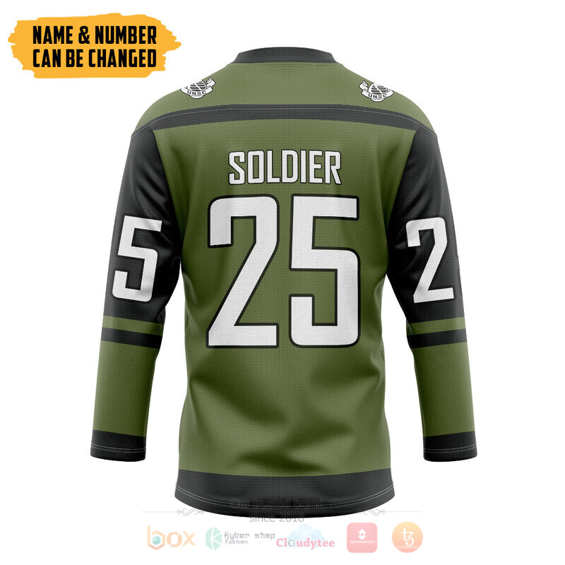UNSC Halo Infinite Custom Hockey Jersey 2 UNSC Halo Infinite Custom Hockey Jersey 1