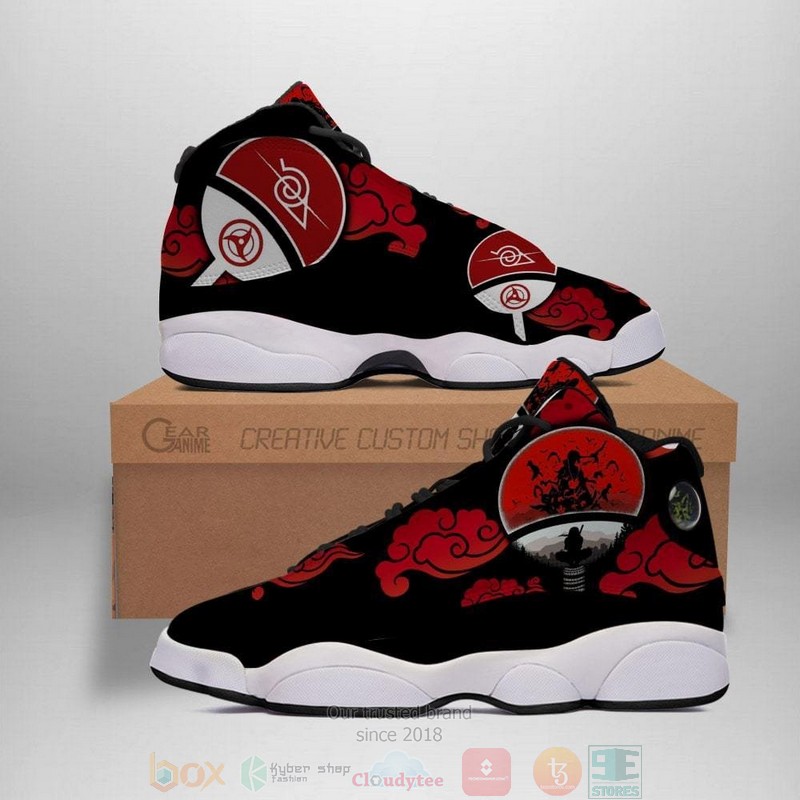 Uchiha Itachi Anime Symbol Air Jordan 13 Shoes