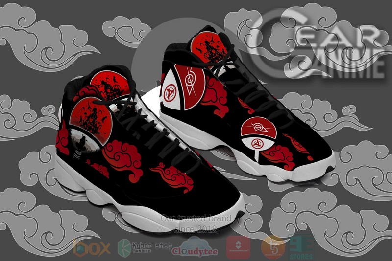 Uchiha Itachi Anime Symbol Air Jordan 13 Sneaker Shoes 2 Uchiha Itachi Anime Symbol Air Jordan 13 Shoes 1