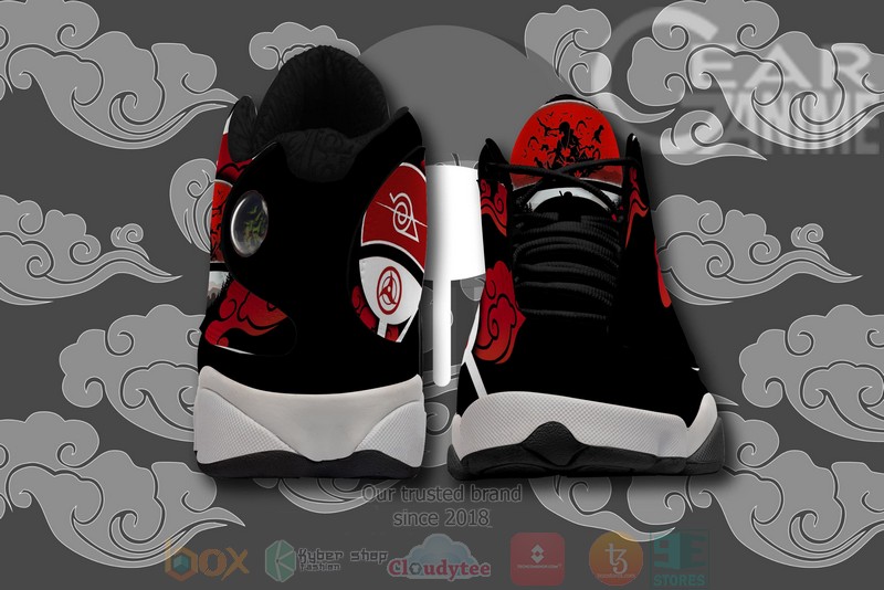 Uchiha Itachi Anime Symbol Air Jordan 13 Sneaker Shoes 4 Uchiha Itachi Anime Symbol Air Jordan 13 Shoes 1 2 3