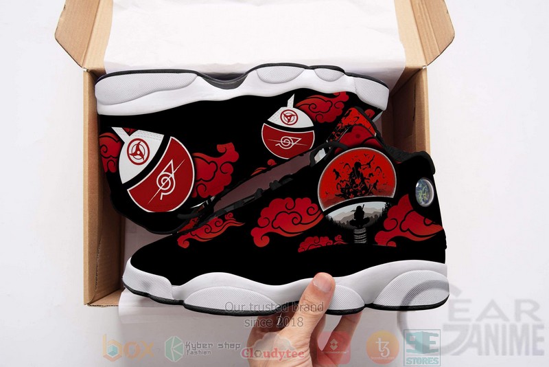Uchiha Itachi Anime Symbol Air Jordan 13 Sneaker Shoes 5 Uchiha Itachi Anime Symbol Air Jordan 13 Shoes 1 2 3 4