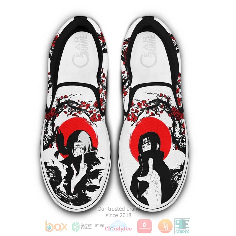 Uchiha Itachi Japan Style Anime Slip On Shoes
