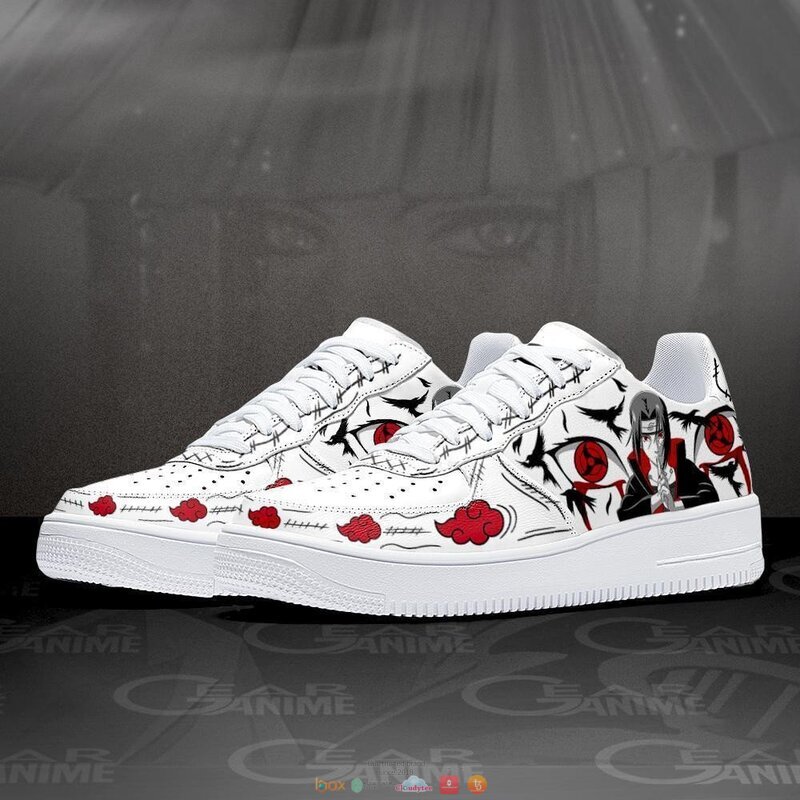 Uchiha Itachi Sharingan Eyes Anime Nike Air Force Shoes 1