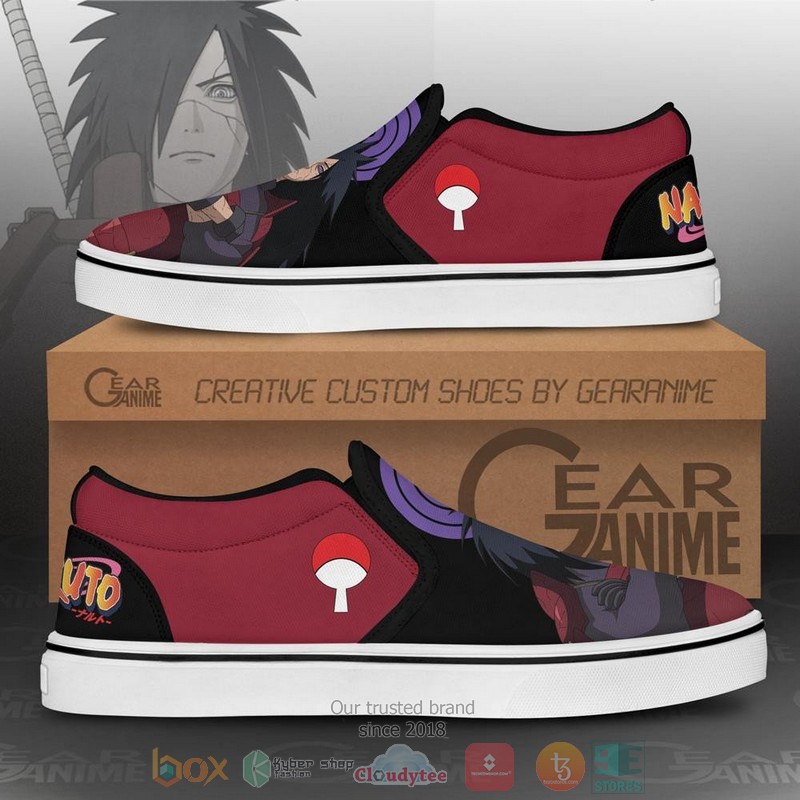 Uchiha Madara Anime Slip On Shoes 1