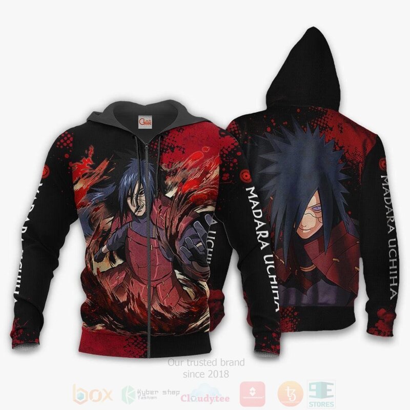 BEST Uchiha Madara Custom Anime 3D Hoodie, T-Shirt 1 Uchiha Madara Custom Anime 3D Hoodie Shirt