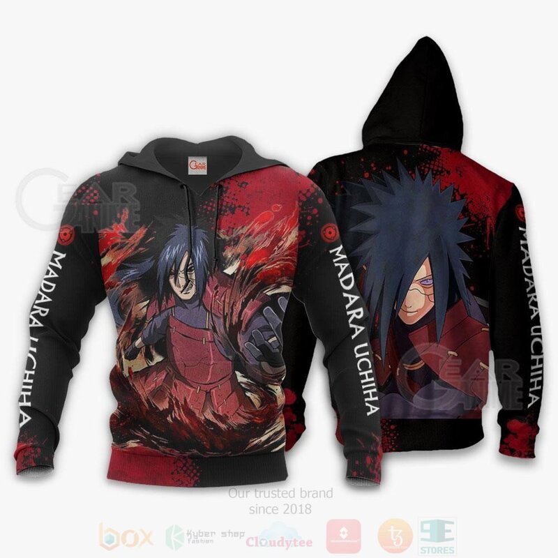 BEST Uchiha Madara Custom Anime 3D Hoodie, T-Shirt 3 Uchiha Madara Custom Anime 3D Hoodie Shirt 1 2