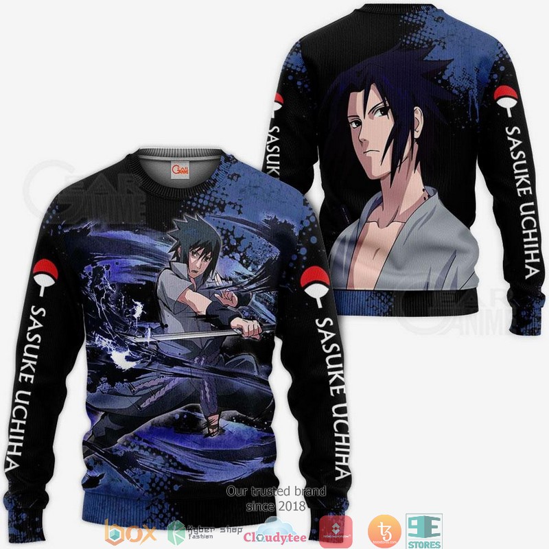 Uchiha Sasuke Anime 3d shirt hoodie 1