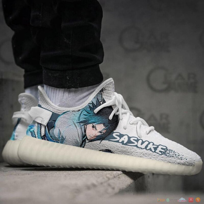 Uchiha Sasuke Sharingan Anime yeezy shoes 4 Uchiha Sasuke Sharingan Anime yeezy sneaker 1 2 3