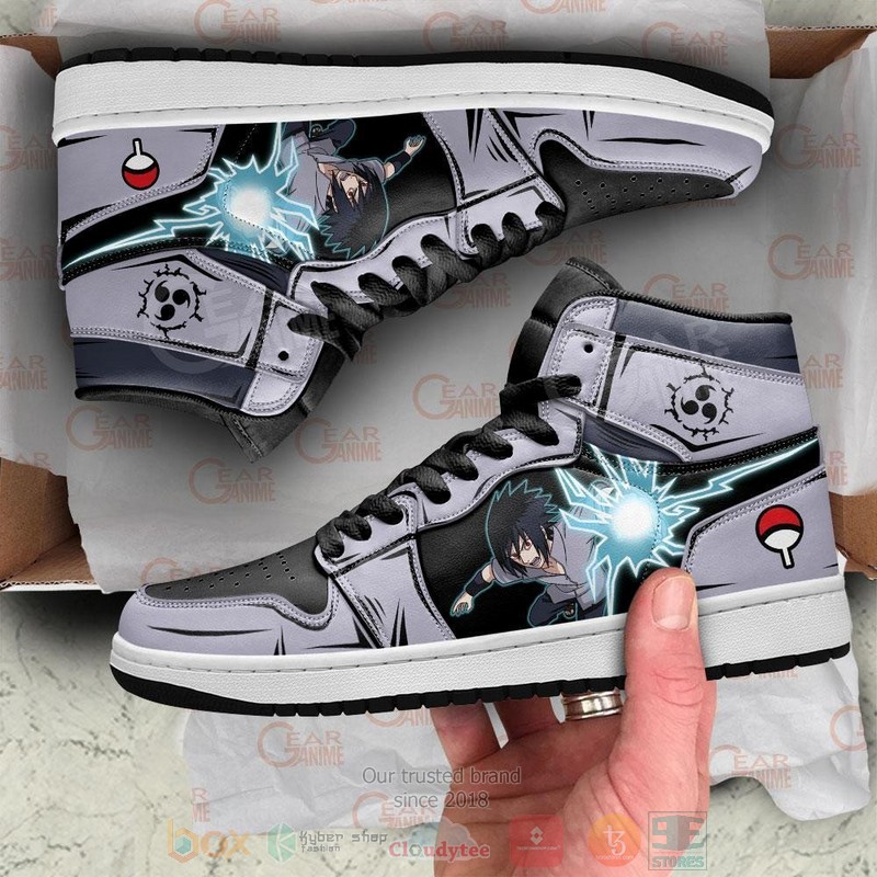 Uchiha Sasuke Skill Anime Air Jordan high top shoes 1 2 3