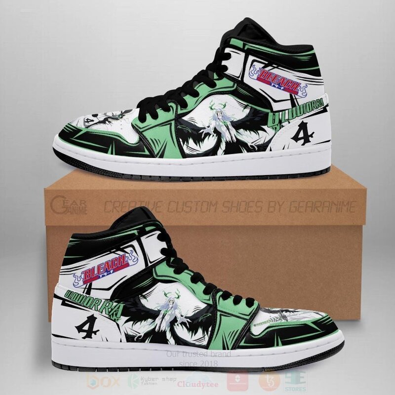 Ulquiorra Cifer Bankai Bleach Anime Air Jordan High Top Shoes