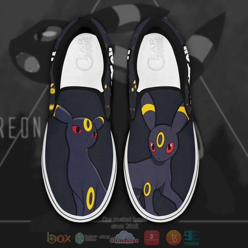 Umbreon Pokemon Anime Slip On Shoes