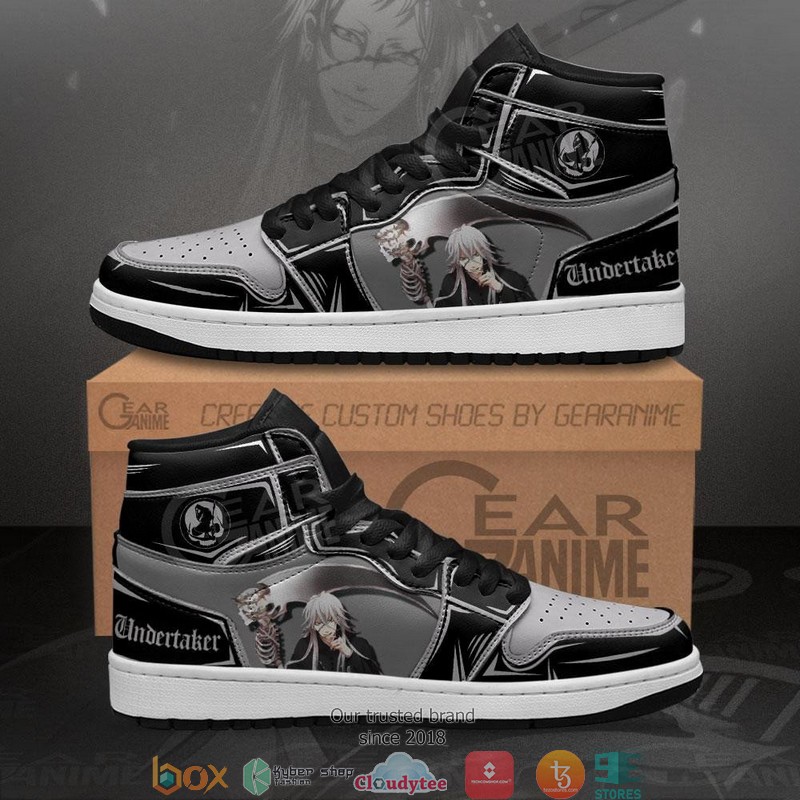 Undertaker Anime Black Butler Air Jordan High top shoes