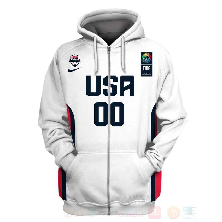 BEST United States national basketball team Personalized Custom Unisex 3D Hoodie, Shirt 2 United States national basketball team Personalized 3D Hoodie Shirt 1