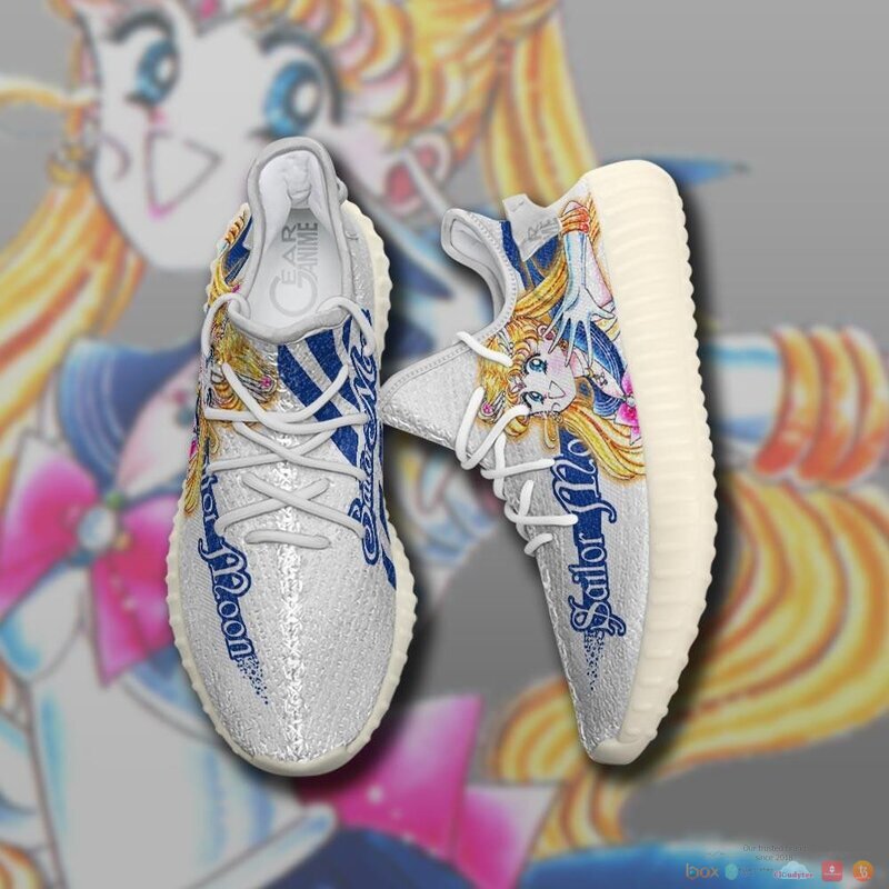 Usagi Tsukino Green Sailor Anime yeezy sneaker 1