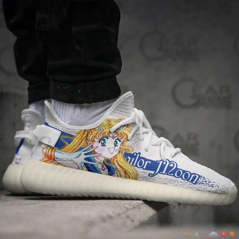 Usagi Tsukino Green Sailor Anime yeezy shoes 4 Usagi Tsukino Green Sailor Anime yeezy sneaker 1 2 3