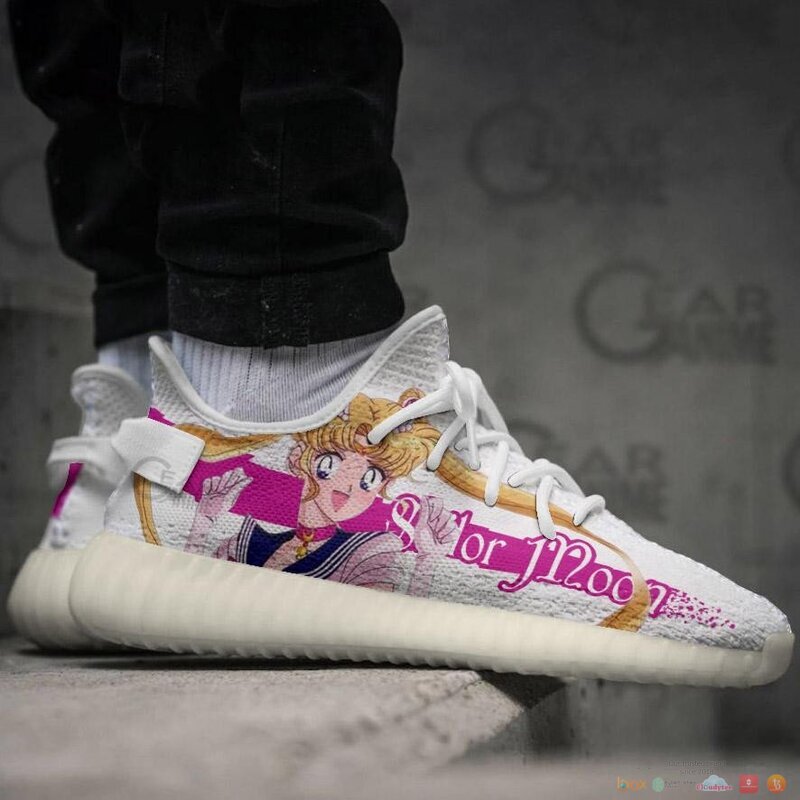 Usagi Tsukino Pink Sailor Anime yeezy shoes 4 Usagi Tsukino Pink Sailor Anime yeezy sneaker 1 2 3