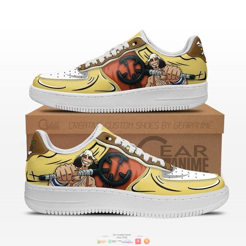 Usopp Anime One Piece Nike Air Force Shoes