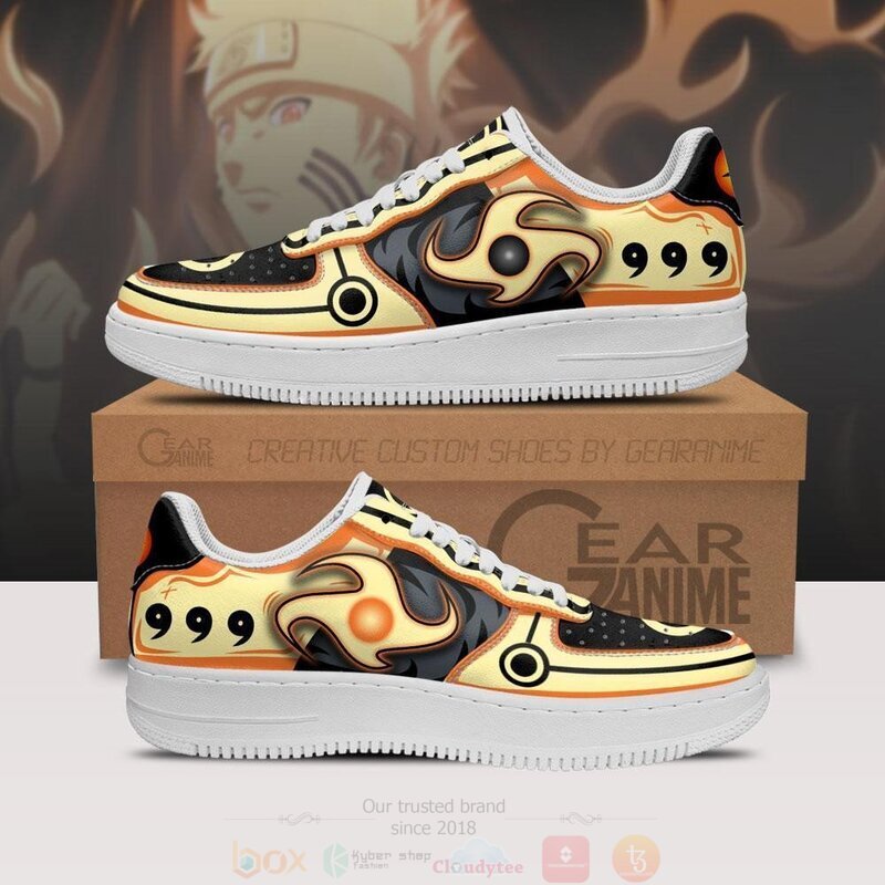 Uzumaki Air Rasenshuriken Bijuu Anime Nike Air Force Shoes