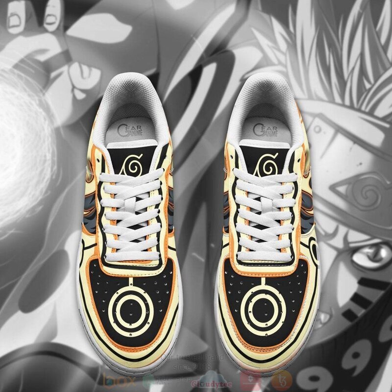 Uzumaki Air Rasenshuriken Bijuu Anime Nike Air Force Shoes 1 2 3