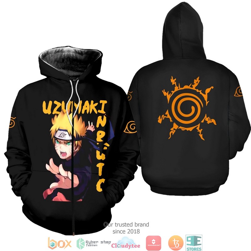 Uzumaki Family Symbol Anime 3d shirt hoodie