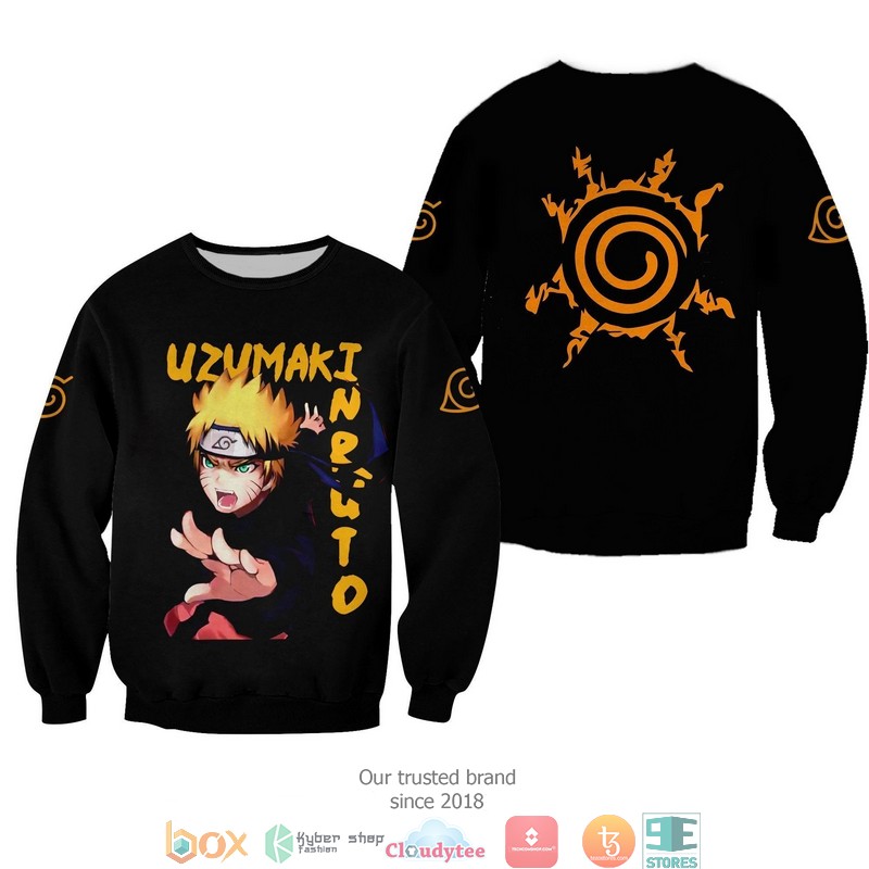 Uzumaki Family Symbol Anime 3d shirt hoodie 1