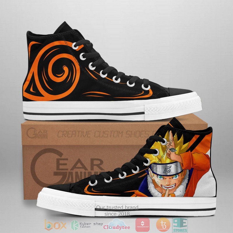 Uzumaki High Top Canvas Shoes 1
