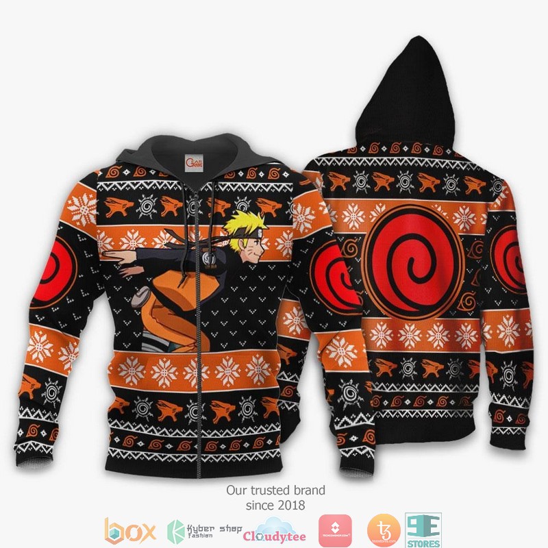 Uzumaki Running Anime 3d shirt hoodie 1