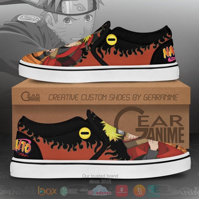 Uzumaki Sage Anime Slip On Shoes 1