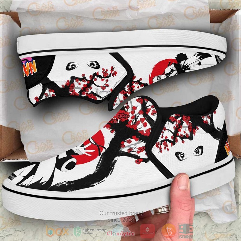 Uzumaki Sage Cherry Blossom Anime Slip On Shoes 1