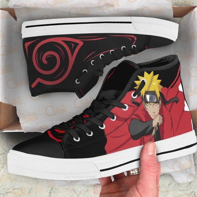Uzumaki Sage Mode Custom Anime High Top Shoes 1